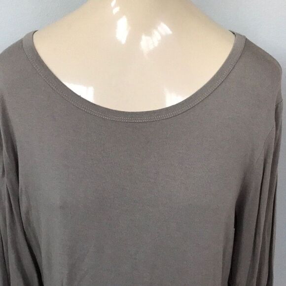 Sacred Threads light brown long sleeve tunic, S - Picture 2 of 3